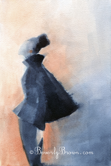 watercolor fashionart|Beverly Brown Artist