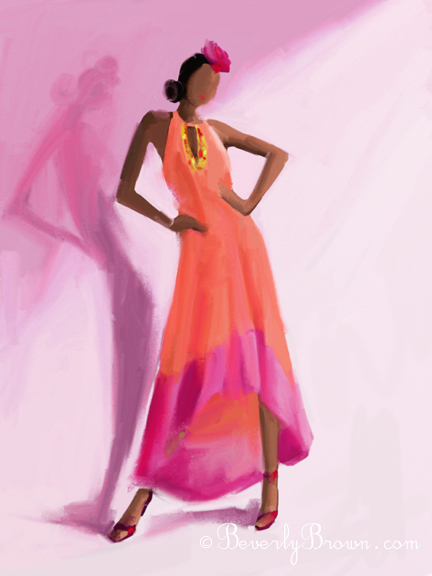 fashion on the iPad|Beverly Brown Artist