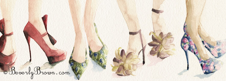 Shoe Art Prints |Beverly Brown Artist