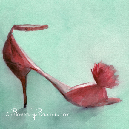 shoe paintings for sale|Beverly Brown Artist