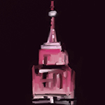 pink empire state building