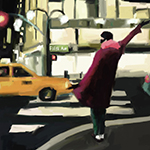 Taxi Fifth Avenue New York | Beverly Brown Artist