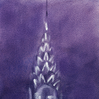 chrysler building painting by Beverly Brown