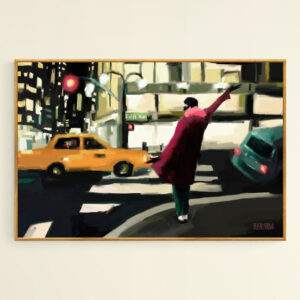 Fifth Avenue Taxi New York City - Giclée Print