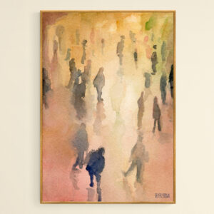 Figures Grand Central Station - Giclée Print