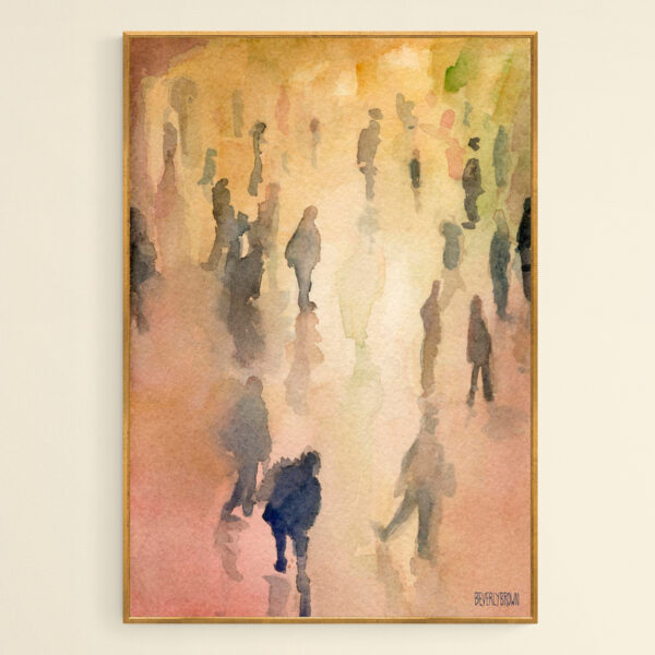 Figures Grand Central Station - Giclée Print