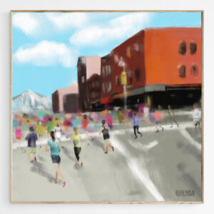 New York City Marathon - Giclée Print