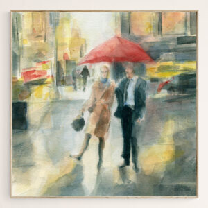 Red Umbrella New York City - Giclée Print