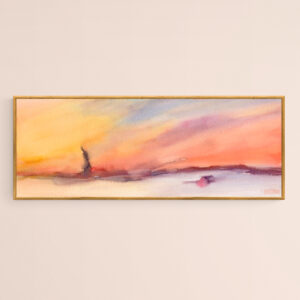 Statue of Liberty at Sunset - Giclée Print