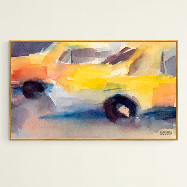 Taxi Cabs NYC - Giclée Print
