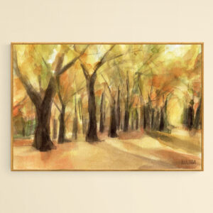 Autumn Leaves Central Park - Giclée Print