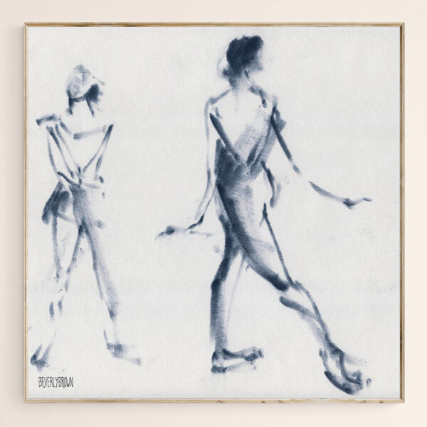 Ballet Sketch Tendu Back - Giclée Print