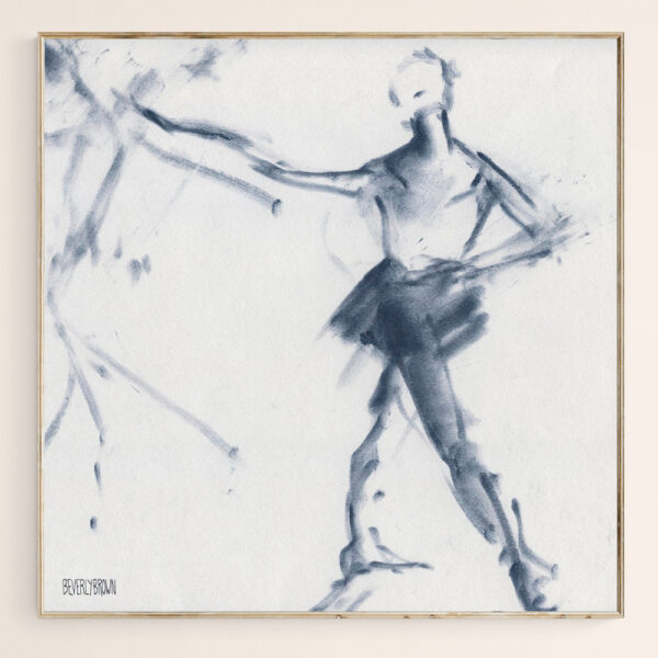 Ballet Sketch Tendu Front - Giclée Print