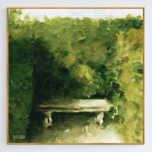 Bench Parc de Bagatelle Paris - Giclée Print