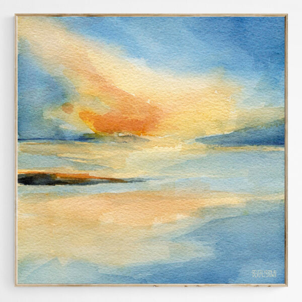 Cape Cod Sunset Seascape Painting - Giclée Print