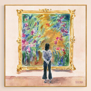 Escaping into Monet's Garden - Giclée Print