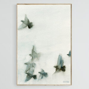 A Flock of Pigeons 1 - Giclée Print