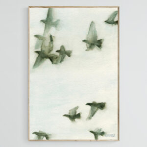 A Flock of Pigeons 2 - Giclée Print