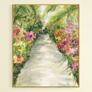 Garden Path New York Botanical Garden Orchid Show - Giclée Print