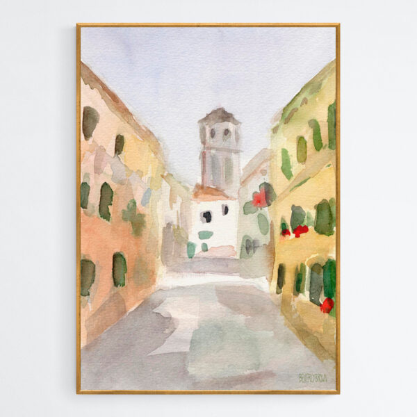 Geraniums Cannaregio - Giclée Print