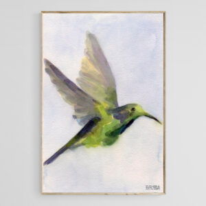 Hummingbird Watercolor - Giclée Print