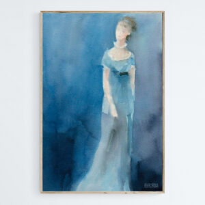 Jane Austen Watercolor Painting - Giclée Print