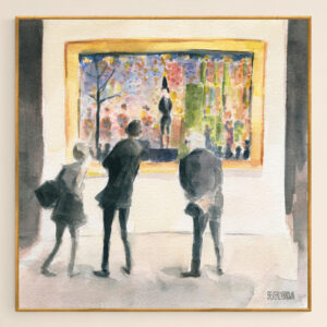 Observing Seurat - Giclée Print