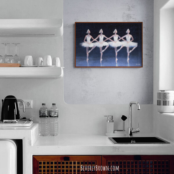 Swan Lake Dance of the Cygnets - Giclée Print - Image 2