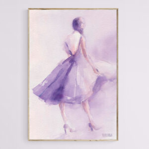 The Lavender Dress - Giclée Print