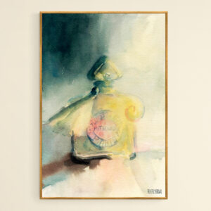 Vintage Guerlain Mitsouko Perfume Bottle - Giclée Print