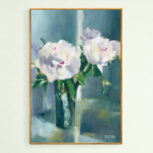 White Peonies - Giclée Print