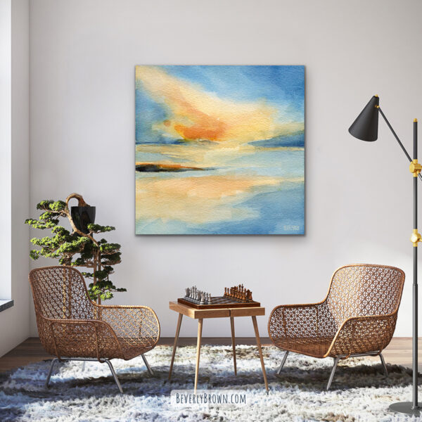 Cape Cod Sunset Seascape Painting - Giclée Print - Image 2