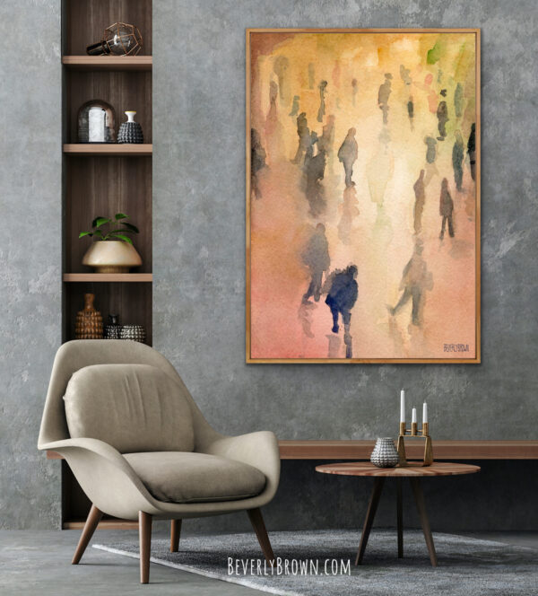 Figures Grand Central Station - Giclée Print - Image 2