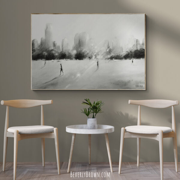 Great Lawn Light Central Park - Giclée Print - Image 2