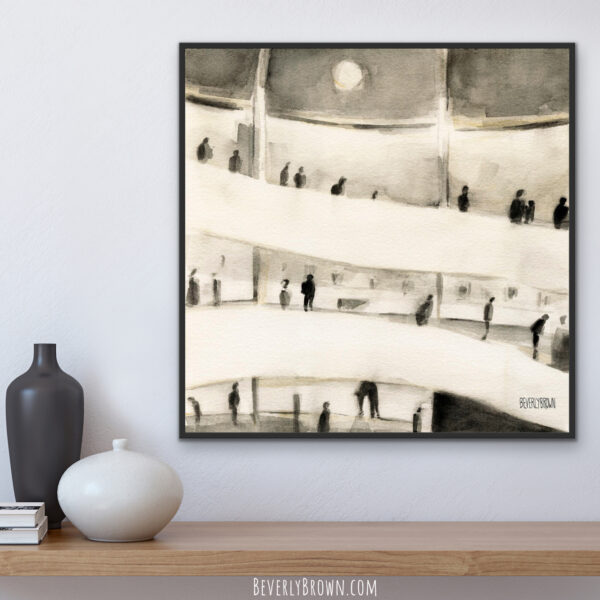 Guggenheim Inside - Giclée Print - Image 2