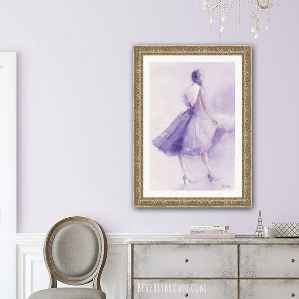 The Lavender Dress - Giclée Print - Image 2