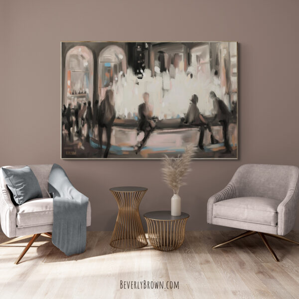Lincoln Center Evening - Giclée Print - Image 4