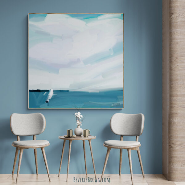 Ocean View From Fire Island - Giclée Print - Image 2