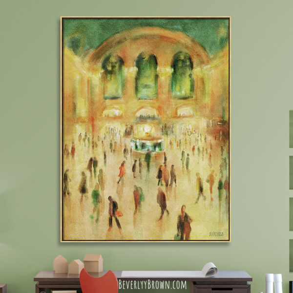 Rush Hour Grand Central Terminal - Giclée Print - Image 2