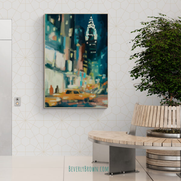 View Across 42nd Street New York City  - Giclée Print - Image 2