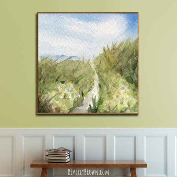 Footpath through Dunes Cape Cod - Giclée Print - Image 2